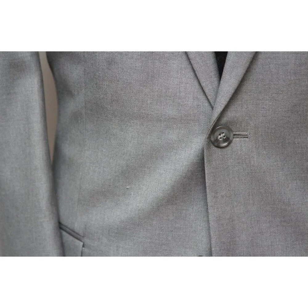 43R Jos A Bank 1905 Navy Mens Sportcoat Blazer Jacket‎ Tailored Fit Grey D040200